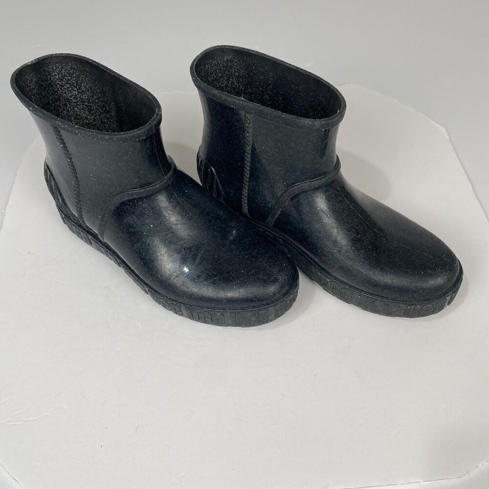 UGG Womens Drizlita Rain Boots 1136476K BLACK Size EURO 38 USA 6 Winter Snow - Picture 4 of 14